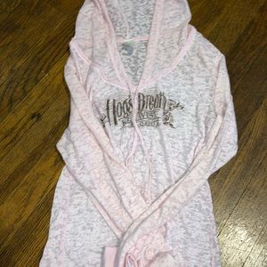 Yesterdays sportswear sheer pink hoodie from Hog’s Breath Key West, Florida
